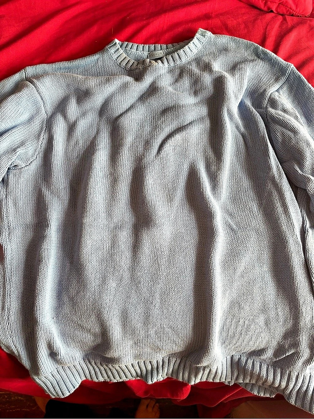 Jon Galt Blue Crewneck Sweater